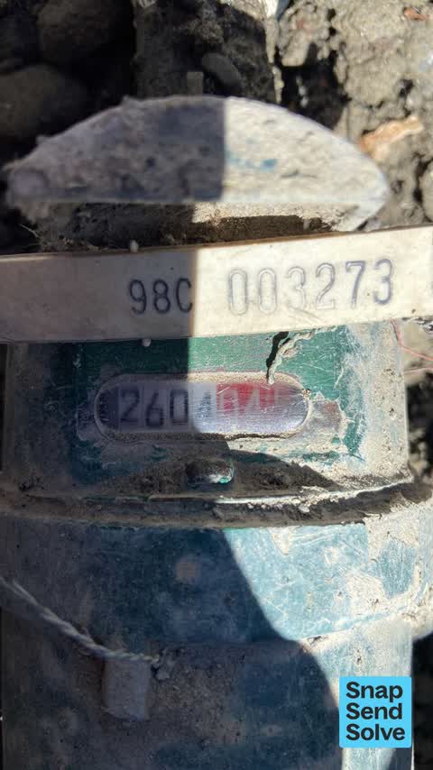 Water Leak, a report photo