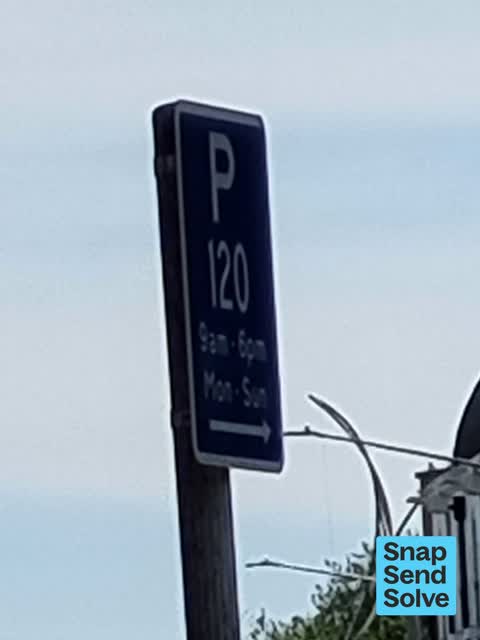 Poles and Signage - General, a report photo