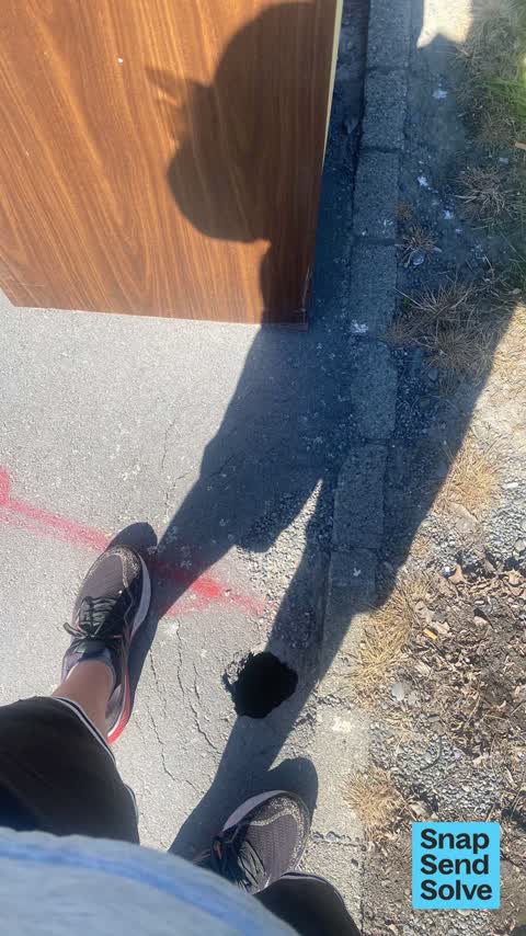 Pavement - Damaged, a report photo