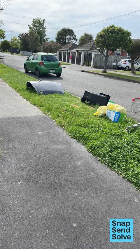 Dumped Rubbish, a report photo