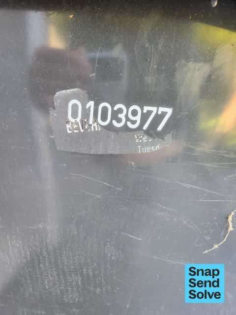 Rubbish and Bins - General, a report photo