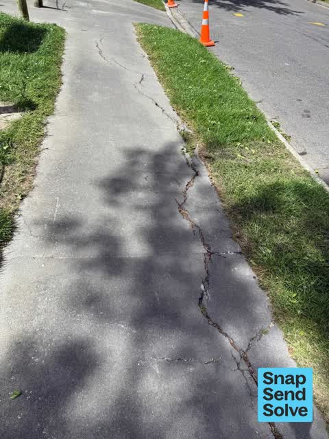 Pavement - Damaged — a report photo