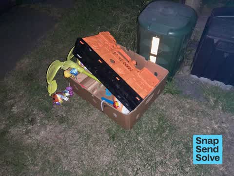 Dumped Rubbish, a report photo
