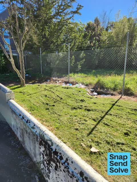 Graffiti on a fence, building or structure — a report photo