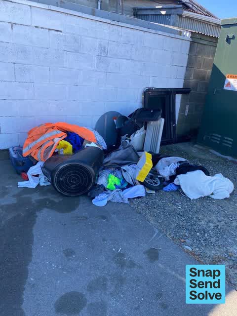 Dumped Rubbish, a report photo