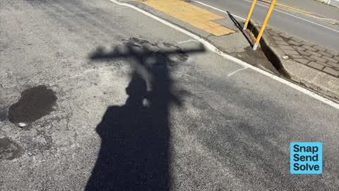 Damaged Road, a report photo