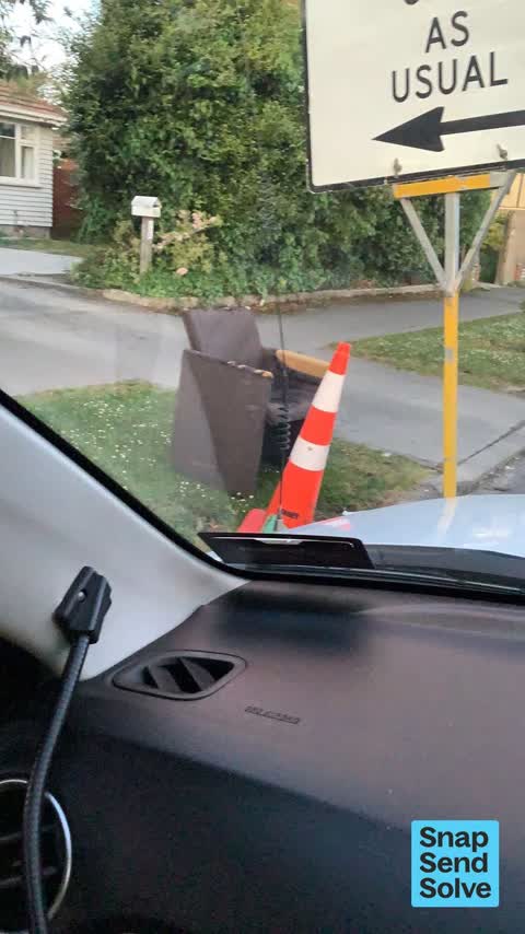 Dumped Rubbish, a report photo