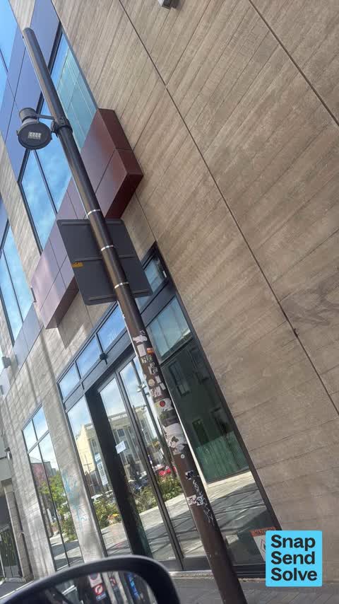 Poles and Signage - General, a report photo