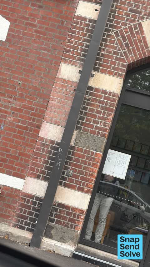 Graffiti on a fence, building or structure — a report photo