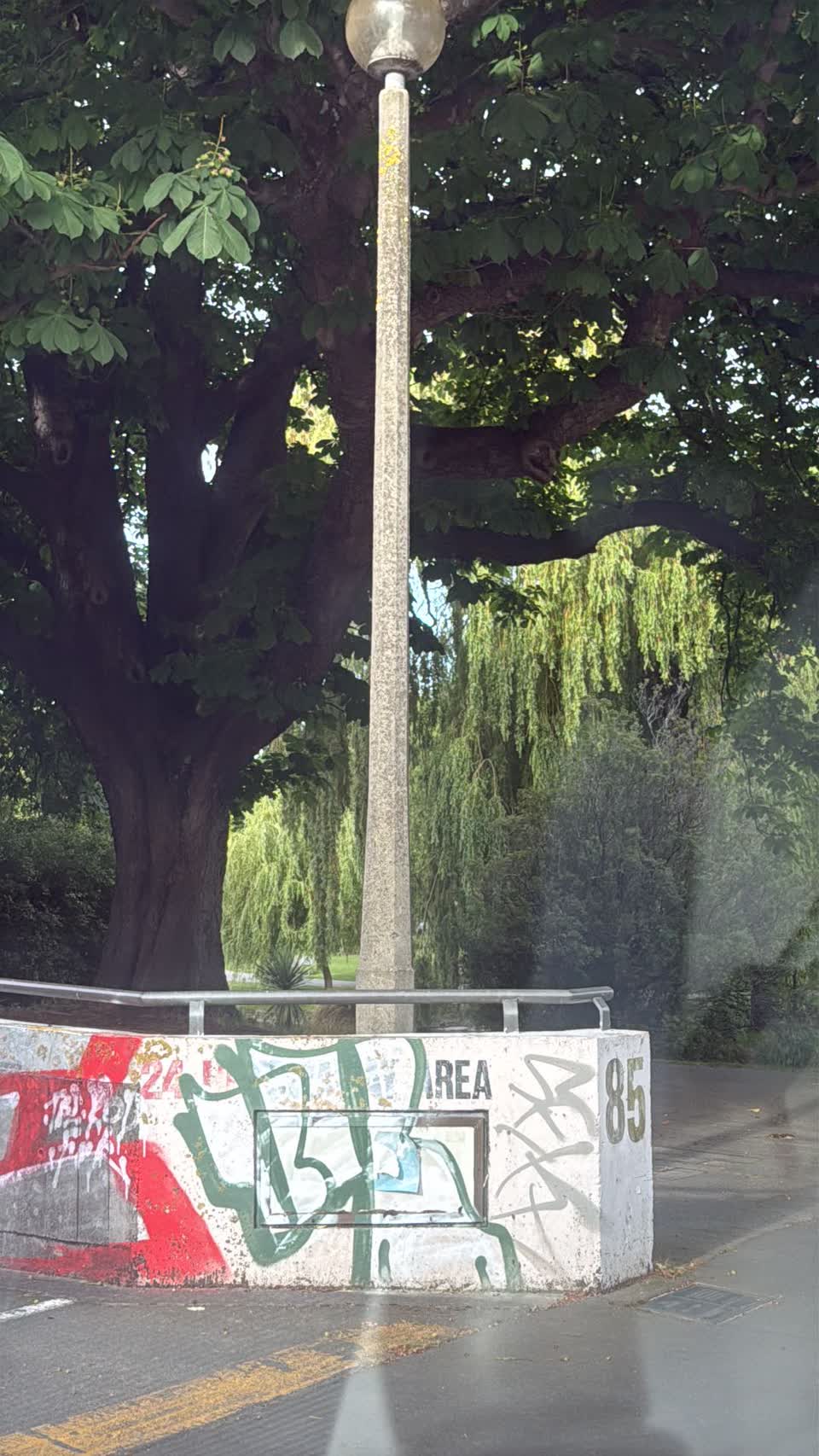 The photograph attached to this graffiti on a fence, building or structure report