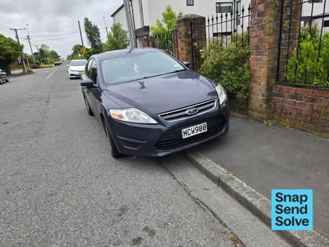 Hazard, vehicle, a report photo
