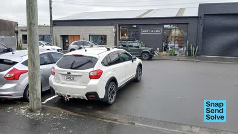 Hazard, vehicle, a report photo