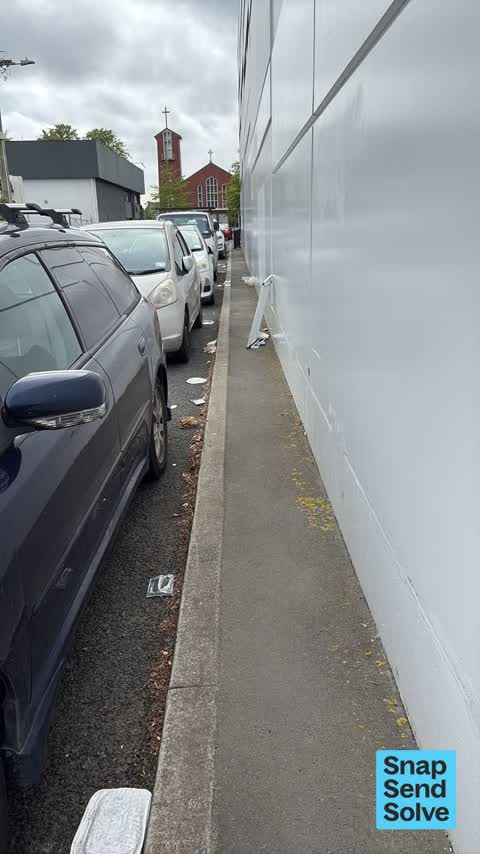 Litter, a report photo