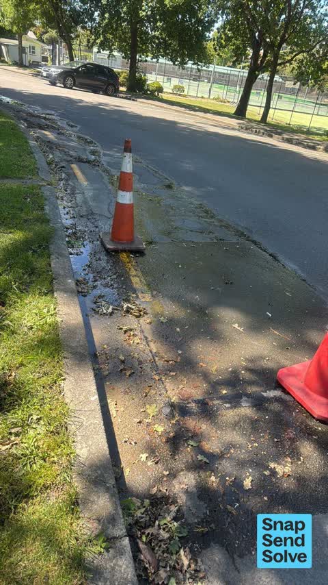 Water Leak, a report photo