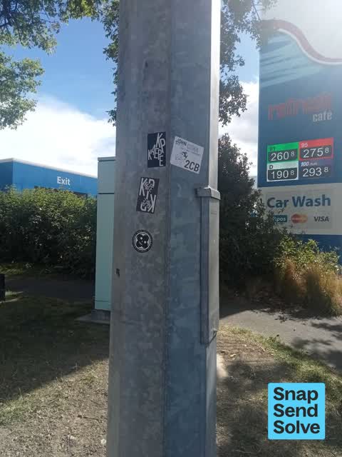 Poles and Signage - General — a report photo