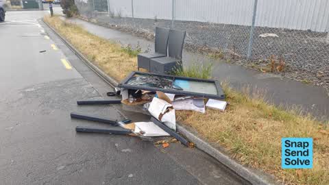 Dumped Rubbish, a report photo