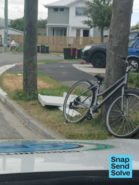 Dumped Rubbish, a report photo