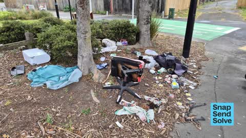 Dumped Rubbish, a report photo