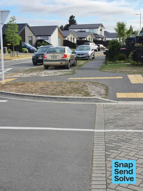 Hazard, vehicle, a report photo