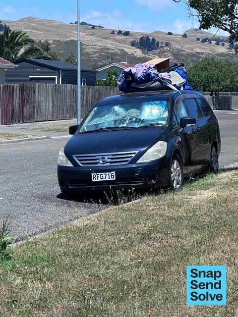 Abandoned Vehicle, a report photo