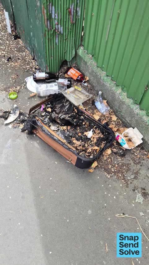 Dumped Rubbish, a report photo