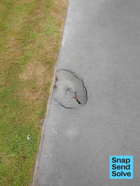 Pavement - Damaged, a report photo