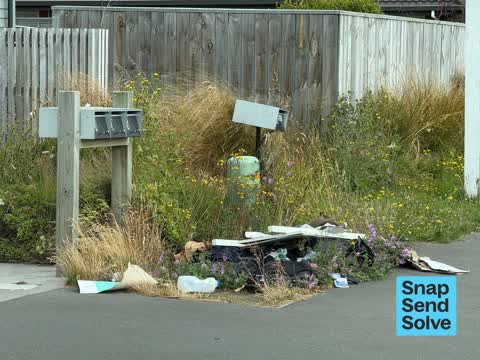 Dumped Rubbish, a report photo