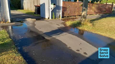 Water Leak, a report photo