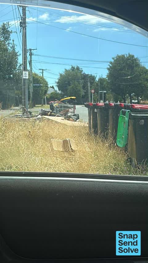 Dumped Rubbish — a report photo
