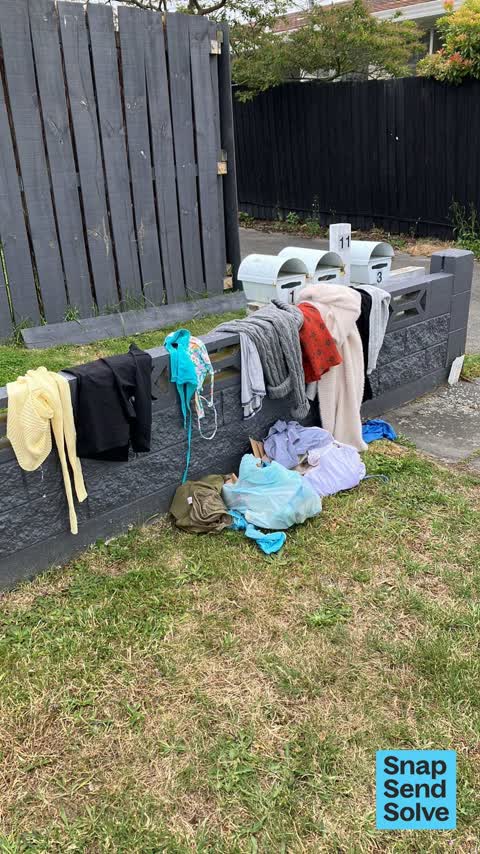 Dumped Rubbish, a report photo