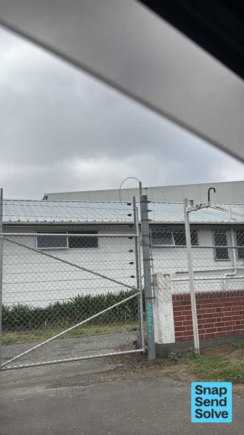 Graffiti on a fence, building or structure — a report photo