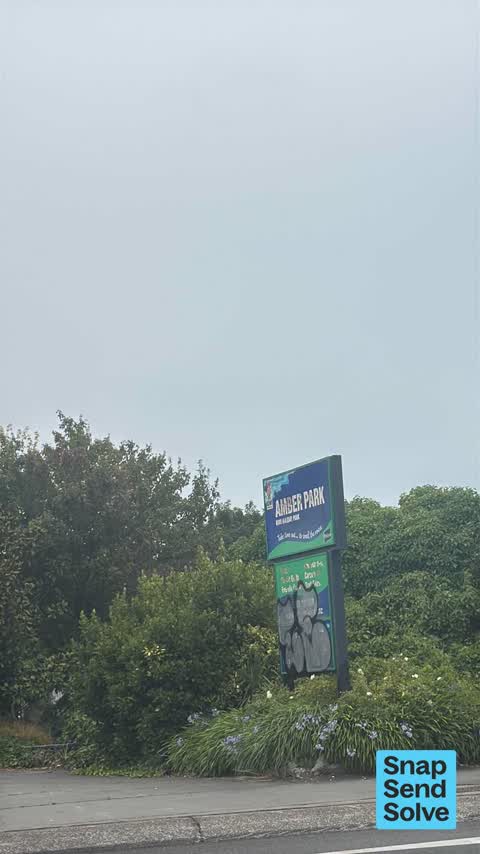 Graffiti on a sign, mural or public art, a report photo