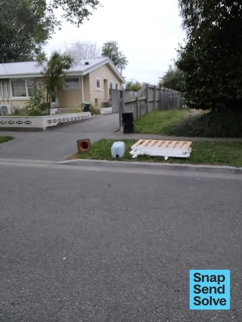 Dumped Rubbish, a report photo