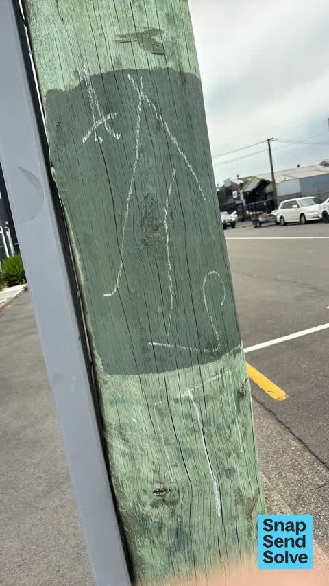 Poles and Signage - General, a report photo