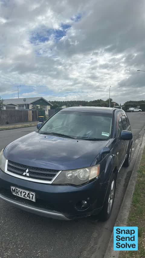 Abandoned Vehicle, a report photo