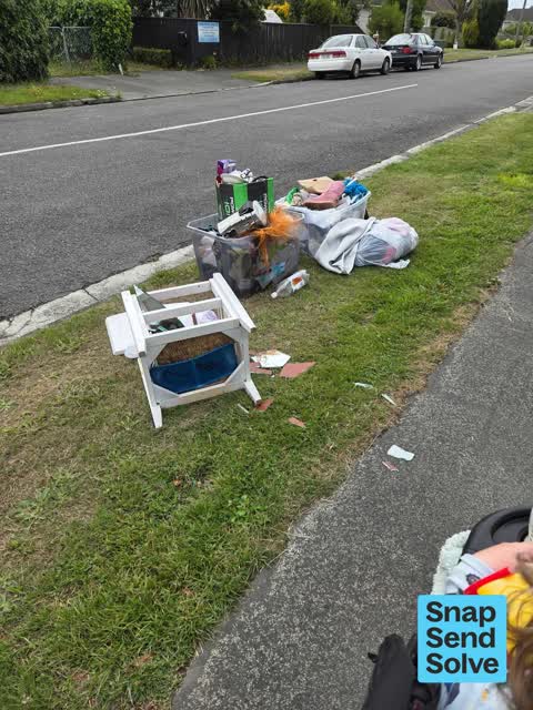 Dumped Rubbish, a report photo