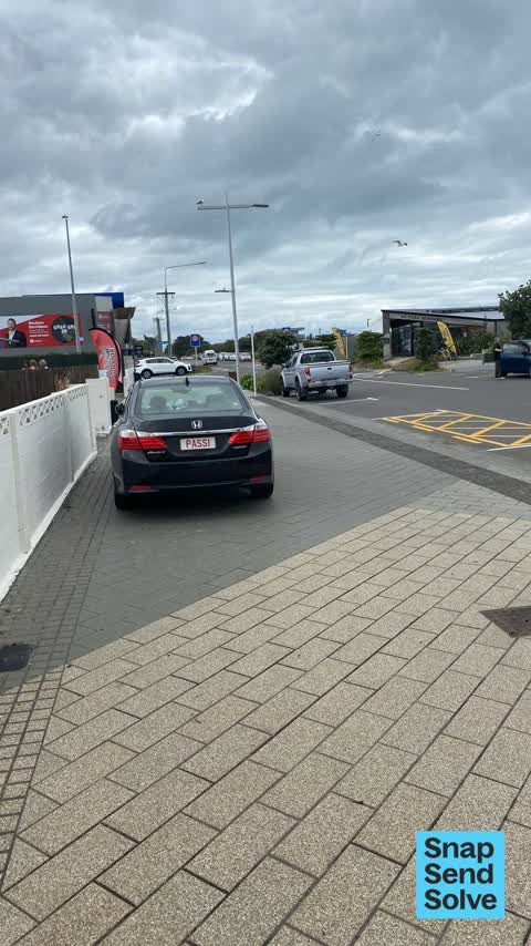 Hazard — vehicle — a report photo