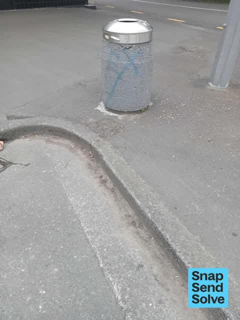 Graffiti on a fence, building or structure, a report photo