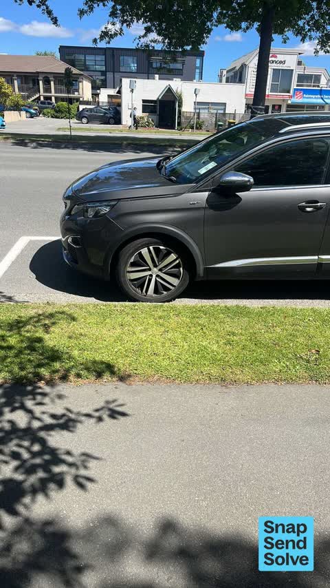 Hazard, vehicle, a report photo