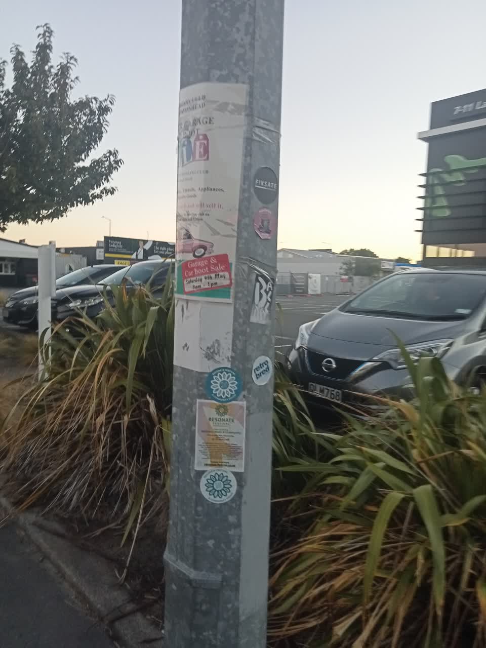 The photograph attached to this graffiti on a fence, building or structure report