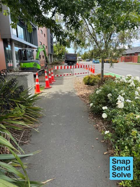 Road Blockage, a report photo
