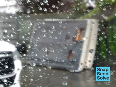 Dumped Rubbish, a report photo