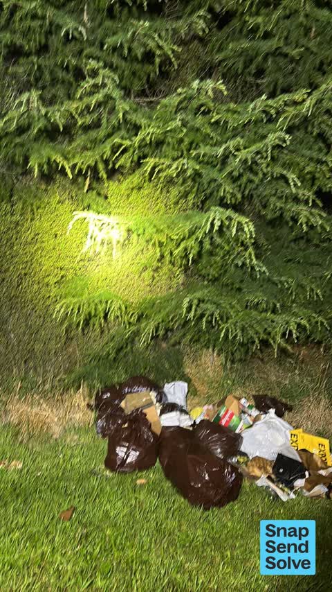 Dumped Rubbish, a report photo