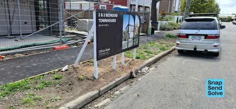 Poles and Signage - General, a report photo