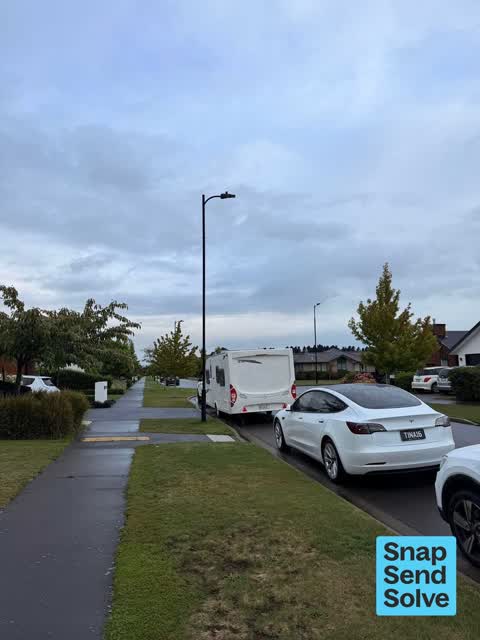Hazard, vehicle, a report photo