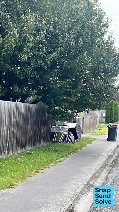 Dumped Rubbish, a report photo