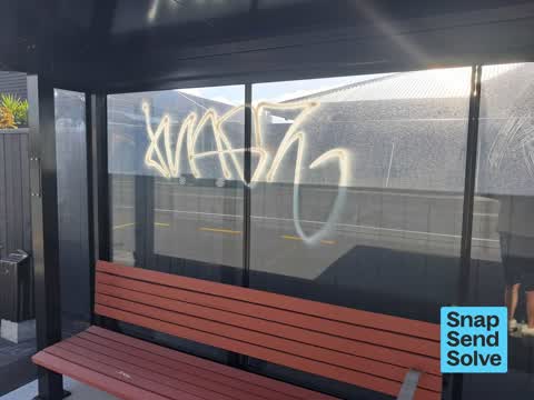 Bus Shelter Issue, a report photo