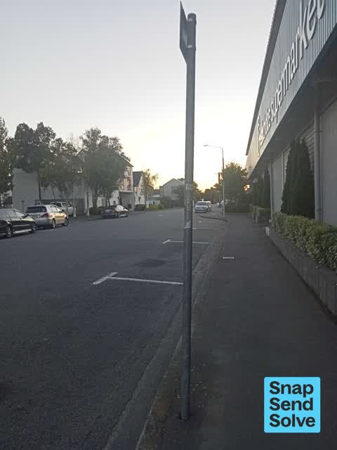Sign Poles, a report photo