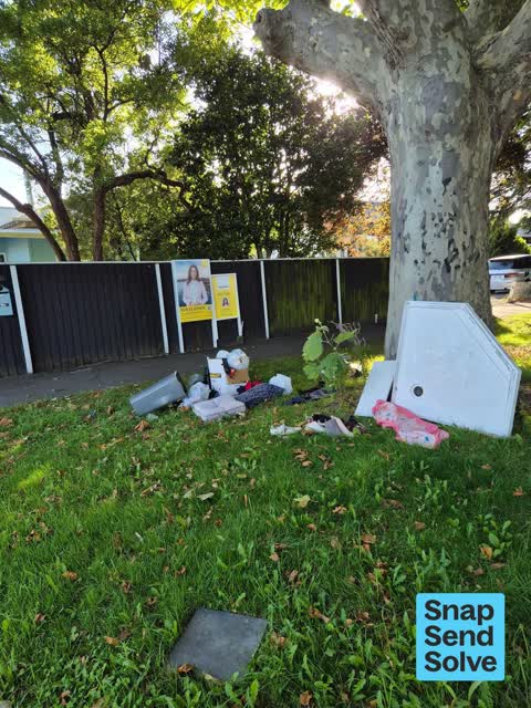 Dumped Rubbish — a report photo