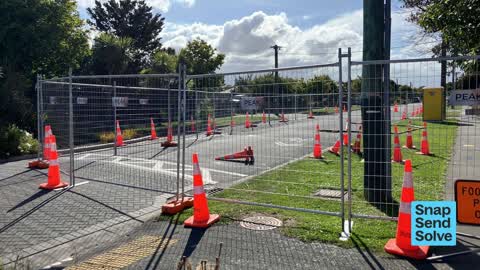 Road Blockage — a report photo